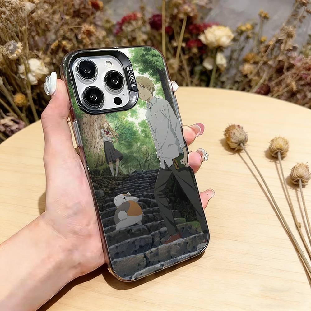 

Natsume s Book of Friends Phone Case For iPhone 17,16,15,14,13,12,11 Plus,Pro Max,XS,Colorful Silver Phone case Funda Cover iPhone17ProMax