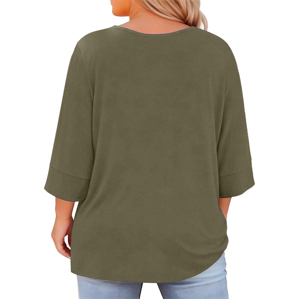Women's Fashionable Short Sleeve Elegant Commuting And Casual Top