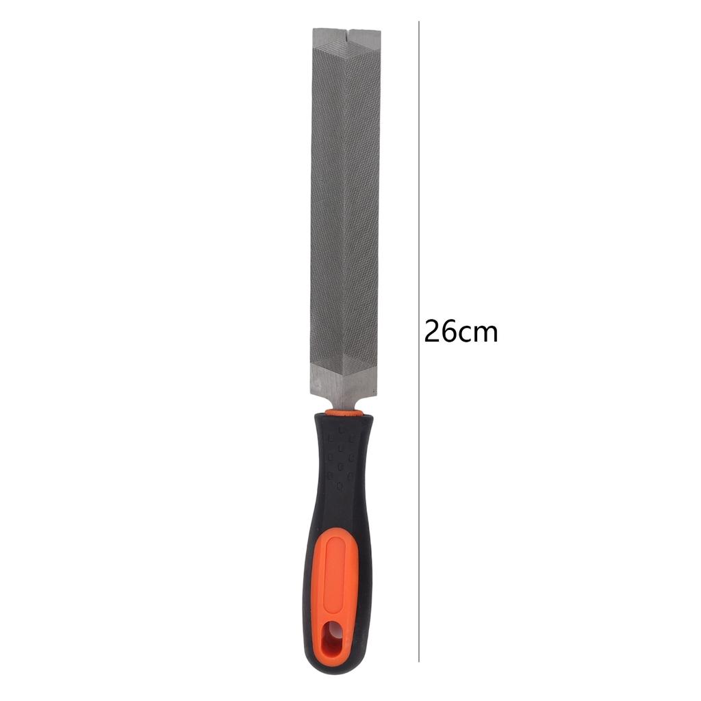 26cm Metal Steel Wood Rasp for Sharpening Saw Blade Woodworking Tools Fine Toothed Files Diamond Shaped File Specific Polishing