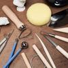 61 sztuk narzędzia do gliny ceramicznej rzeźba rzeźba wygładzająca rzeźba woskowa ceramiczne czopiarki polimerowe modelowanie rzeźbione ceramiczne narzędzie do majsterkowania