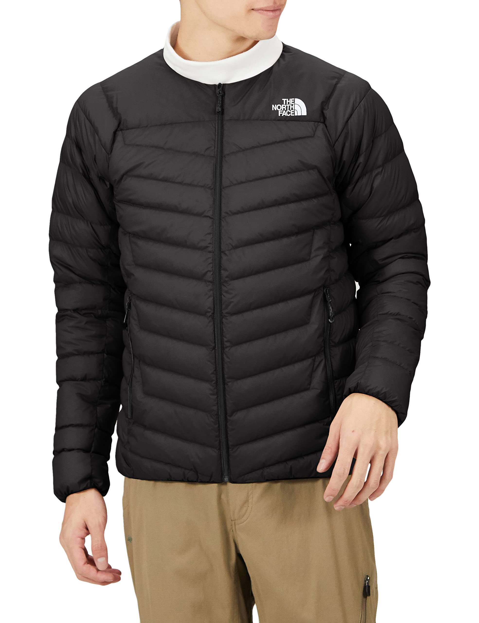 

The North Face Thunder Round Neck Cold and Size S Men s Jacket, Water-Repellent, Photonic, Weather, Warm, Black, (FW23)