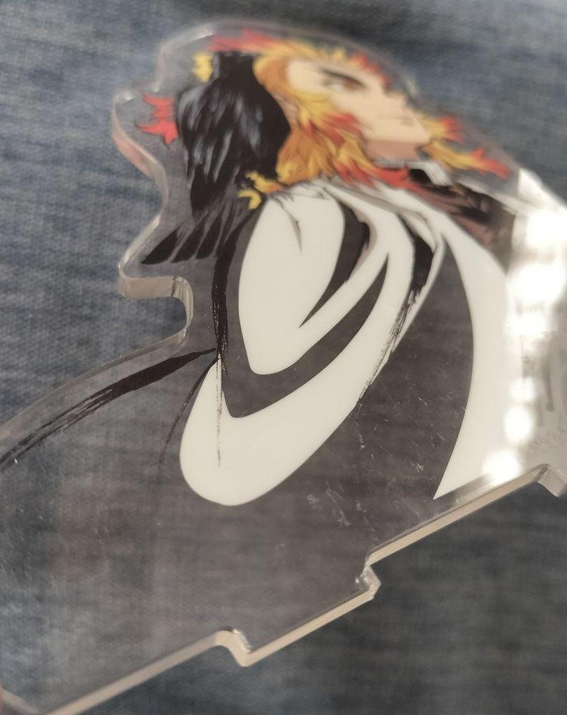 [USED] Demon Slayer: Kimetsu no Yaiba - Mugen Train Arc - Interlude Art Collection - Flame Pillar Rengoku Kyojuro Acrylic Stand Interlude Art