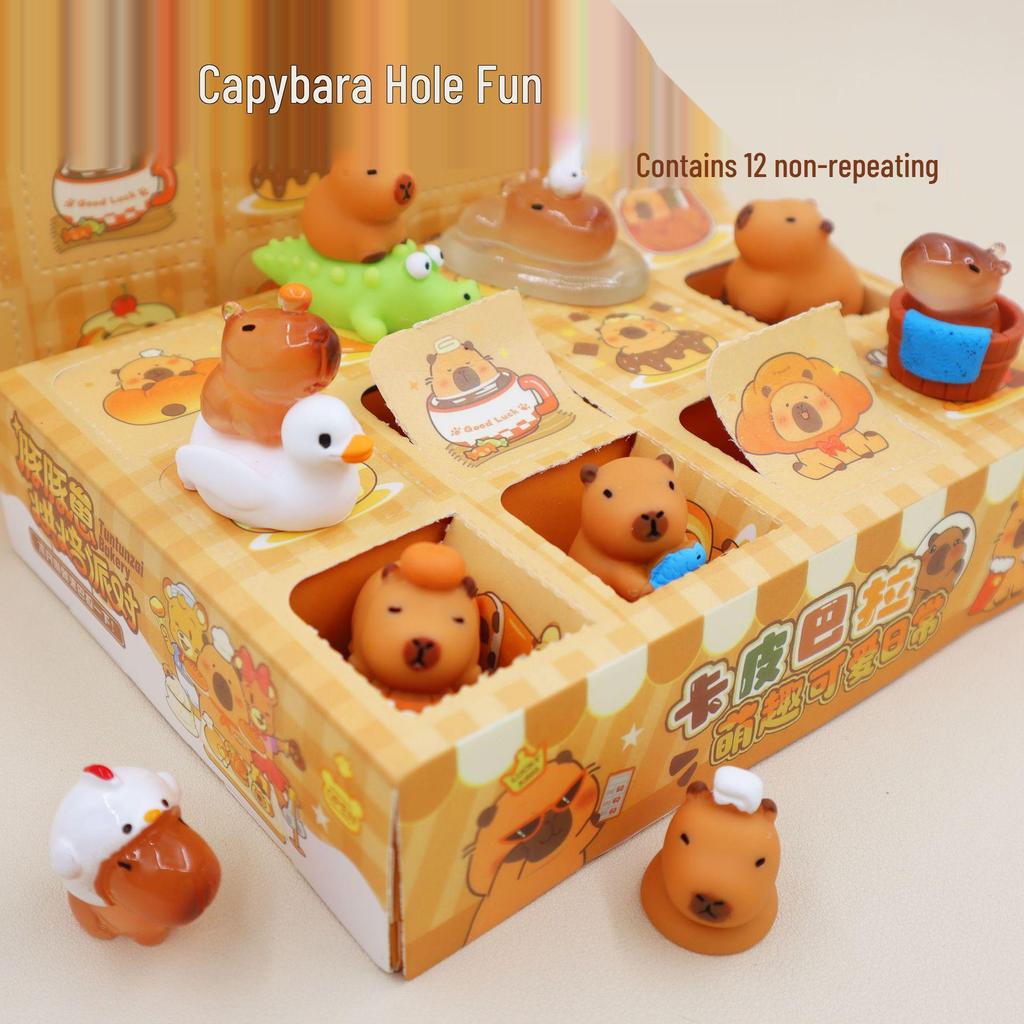 Capybara Blind Box Game - Cute Toy, Children's Day Reward, Fun Student Gift Unboxing