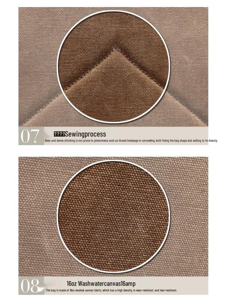 Korean Style Men's Canvas Backpack: Large Capacity, Multifunctional for Travel & Hiking