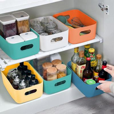 Contenitore Organizzatore da Scrivania in Plastica per Snack e Vestiti - Scatola per Soggiorno Domestico