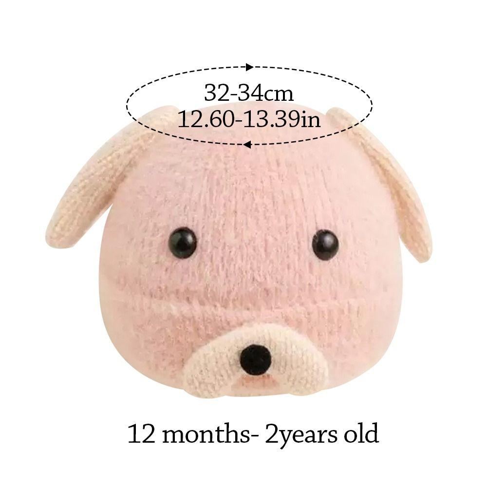 Ear Protection Plush Bonnet Caps Soft Skullies Cap Cute Baby Beret Hat  Infant Girls