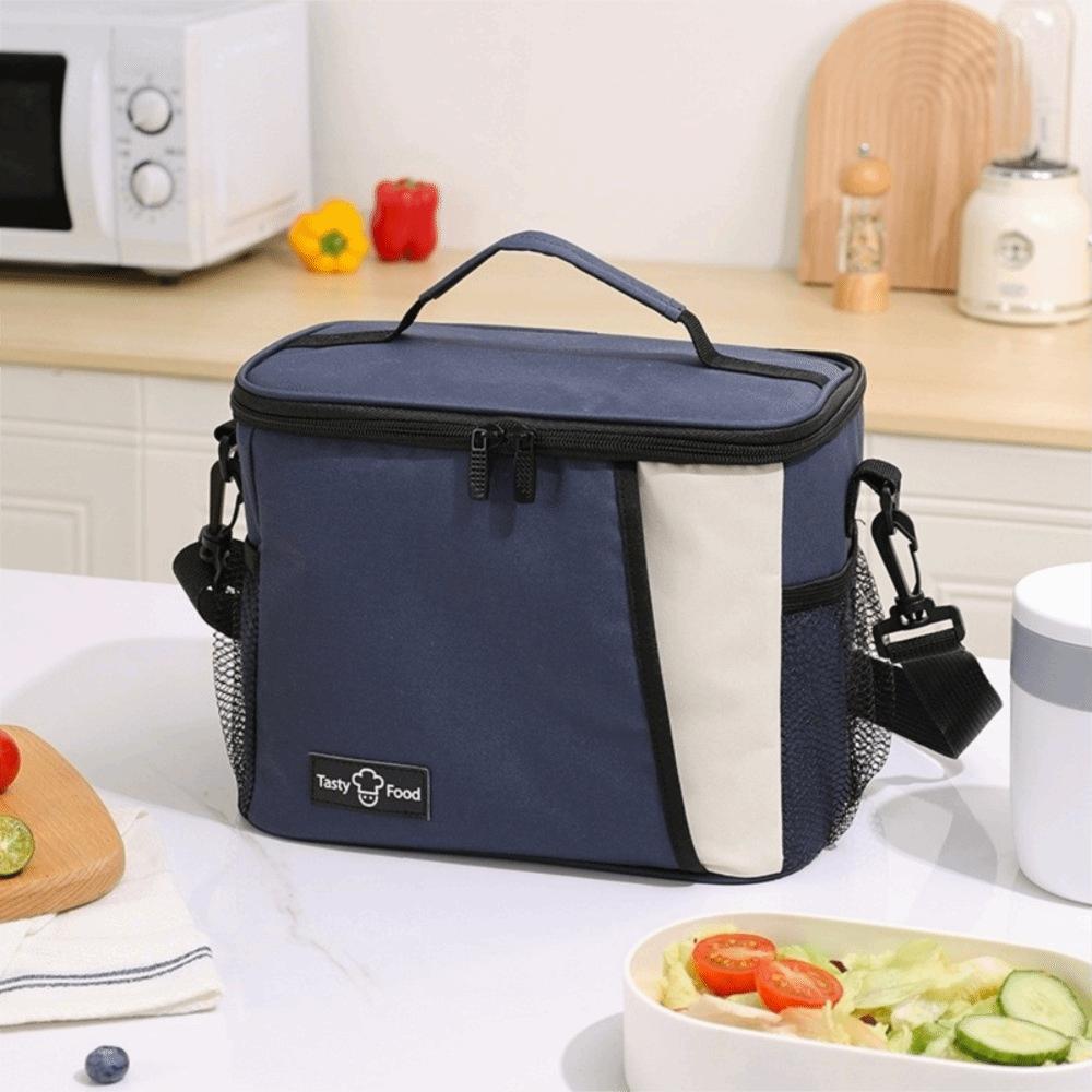 Large Capacity Picnic Bag Leakproof Food Tote Bag Lunch Carrier Insulated Food Bag  Outdoor