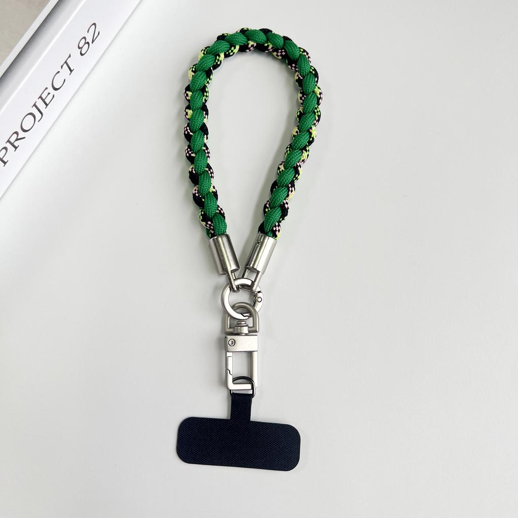 Creative Hand-Woven Mobile Phone Lanyards, Wristbands, Short Rope Strings, Pearl Jewelry, Pendants, Safety Anti-Loss Ropes