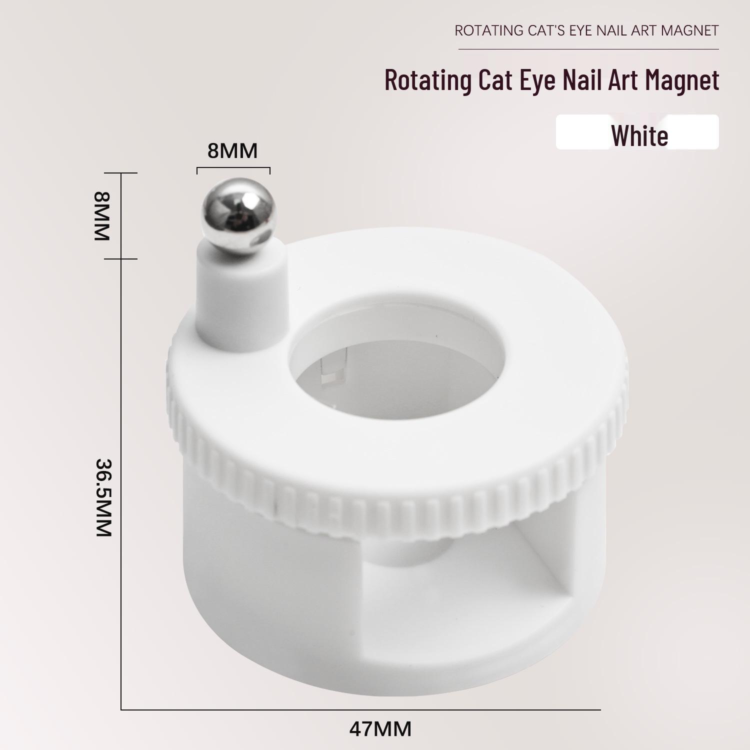 

Super Strong Rotating Cat Eye Nail Art Magnet - Perfect for Beginners, Instantly Attracts Glass Beads.