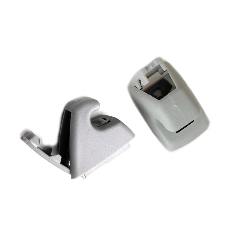 2pcs Car Sun Visor Clip Gray Auto Sun Visor Support Clip Retainer Bracket Hook for GM Chevrolet Opel 95994975 Cruze Sonic Spark