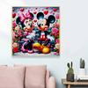 DIY Diamond Painting Round Diamond Happy Minnie Mickey Full Diamond Mosaic Home Decoration Painting Cross Stitch Kit