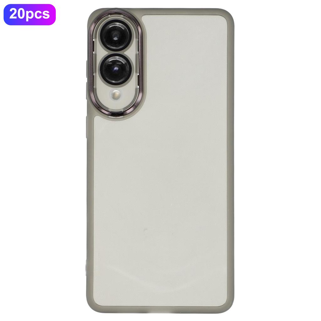 Bulk Purchasing 20Pcs For Samsung Galaxy S25 Edge Case Electroplated Camera Frame TPU Phone Cover Precise Cutouts