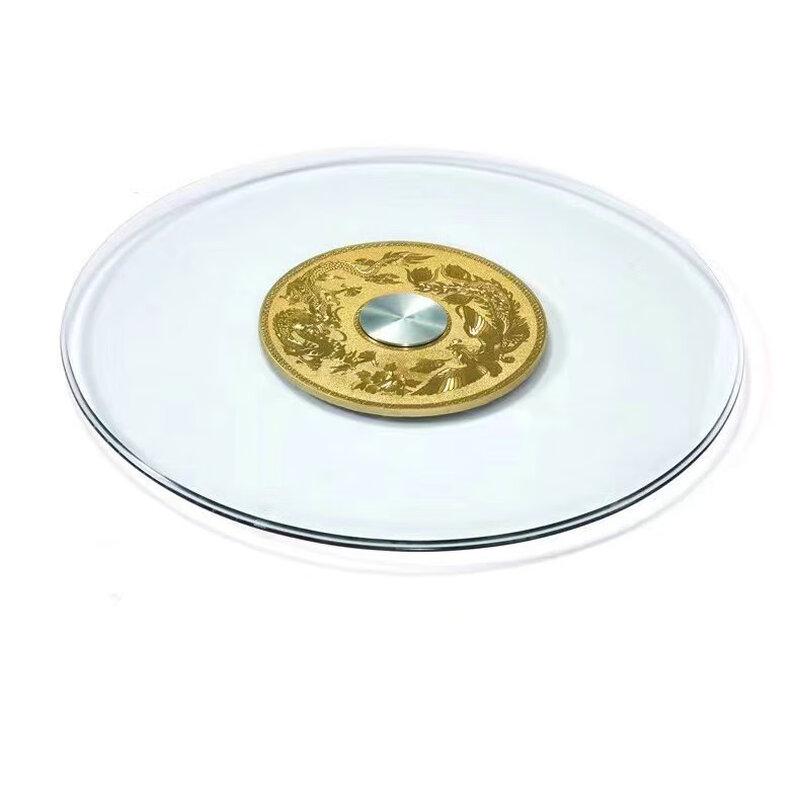 Sonne Mond Sterne Gehärtetes Glas Drehbarer Esstisch Drehteller