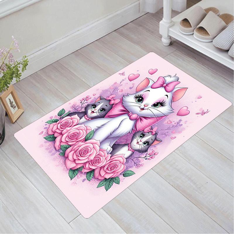 

1pc Marie Pattern Area Rug Soft Flannel Floor Mat for Living Room,Office,Bedroom and Carpet,Sofa Coffee Table Floor Mat 60cm by 90cm