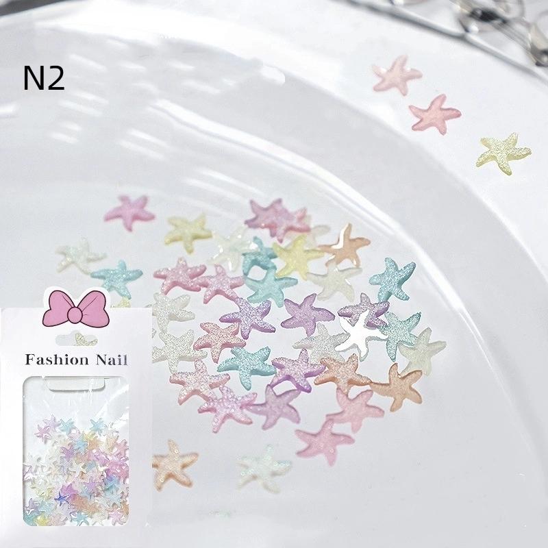 

50 шт. смола летний океан нейл-арт шармы 3D ракушка морская звезда раковина медуза бусины ювелирные изделия для ногтей маникюр декор шарм для ногтей N2