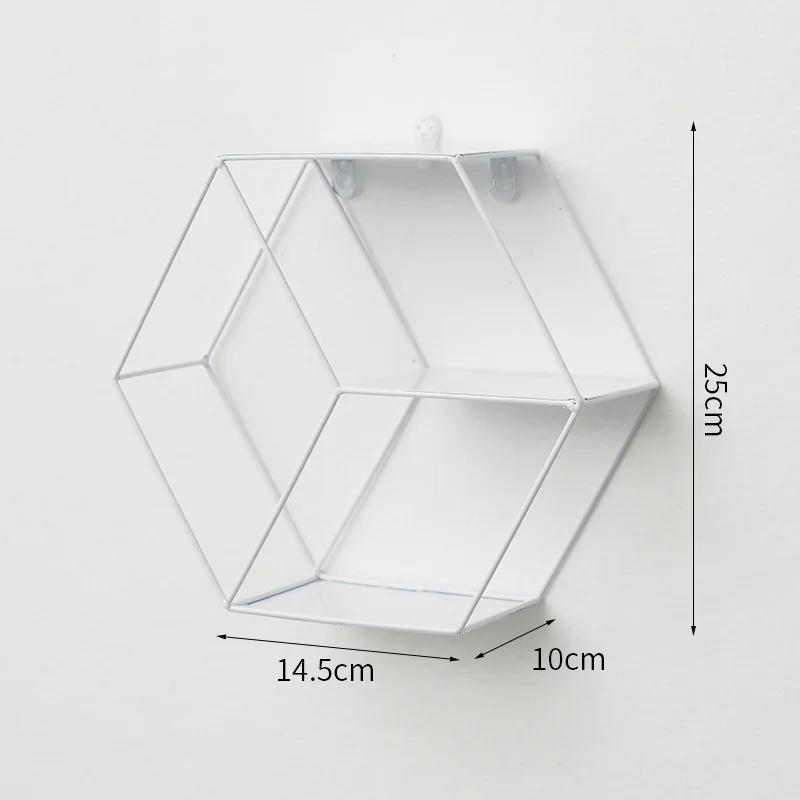 Wall Mounted Floating Shelves Decorative Shelves Circular Storage Rack Creative Plant Flower Pot Tray Nordic Home Decoration