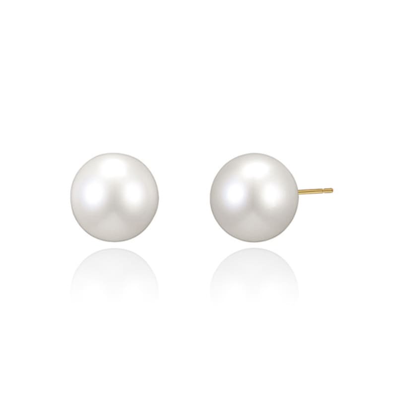 STAYGEM 14K 12mm Crystal Pearl Earrings