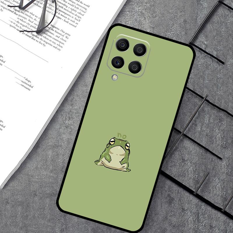 

Cute Green Frog Case For Samsung Galaxy M14 M12 M11 M13 M15 M06 M16 M36 M56 M31 M53 M32 M52 M35 M55 M34 M54 Samsung M21