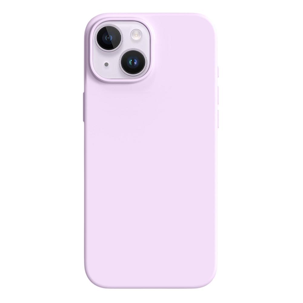 For iPhone 14/13 Case Ultra Thin Liquid Silicone+PC Anti-Scratch Phone Cover
