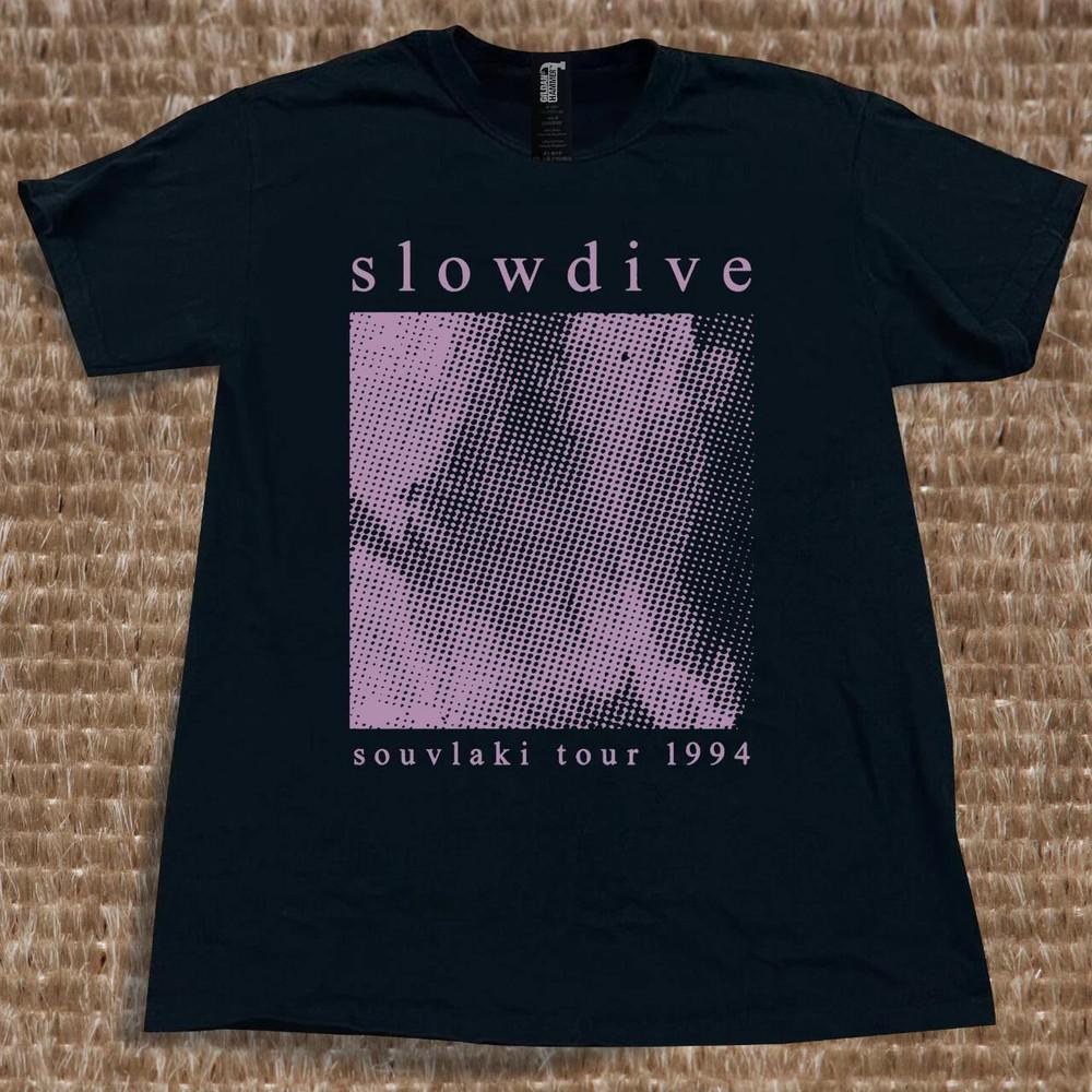 Slowdive Band T shirt, Slowdive Retro Style Black Unisex Tshirt S-5XL Unisex T-Shirt XXL