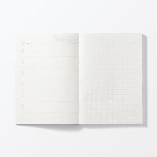 Muji Monday Start Monthly Weekly Schedule BookStarts December 2025 B