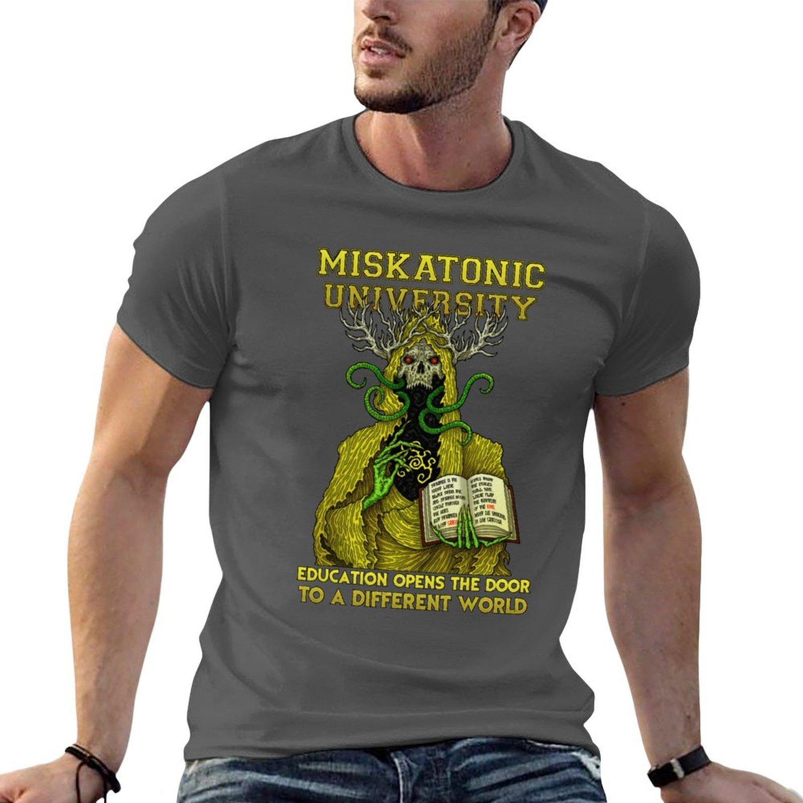 Miskatonic Hastur  Azhmodai 2020 TShirt t shirts for man cotton man t shirt cotton TShirt 4XL