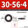 High-Strength Class 12.9 Flat Washer - Thickened & Widened, Sizes M6-M42