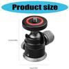 Aluminum Ball Head 90 Degree Tilt 360 degree Rotation Camera Mount Adapter for DSLR Cameras Smartphone
