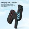 Switch Charging Controller Charger with Compatible with Nintendo Switch OLED Models Joy-Con Grip, V-Shaped Joy-Con Indicator, & (Black)