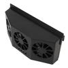 1.5W Solar Powered Car Ventilator 3 Holes Car Exhaust Fan Vehicle Air Circulation Fan Black