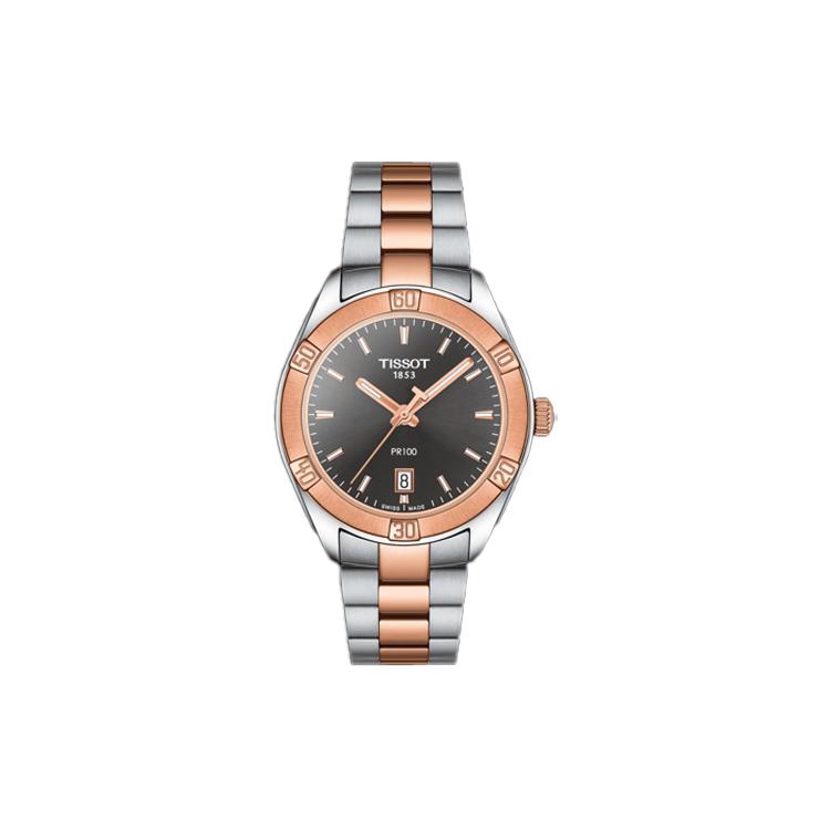 

TISSOT PR100 Коллекция Кварцевый механизм Женские часы 36 мм Черный циферблат Корпус из нержавеющей стали T101.910.22.061.00 Black Dial