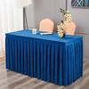 Elastic Table Cloth Hotel Conference Table Cover Meeting Room Office Flannel Rectangle Tableclover Wedding Banquet Decoration