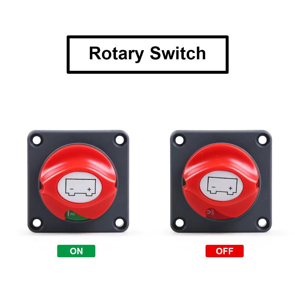 High Current Battery Disconnect Switch for Yacht, RV, Car, Winch, Storage, or High Power Applications.