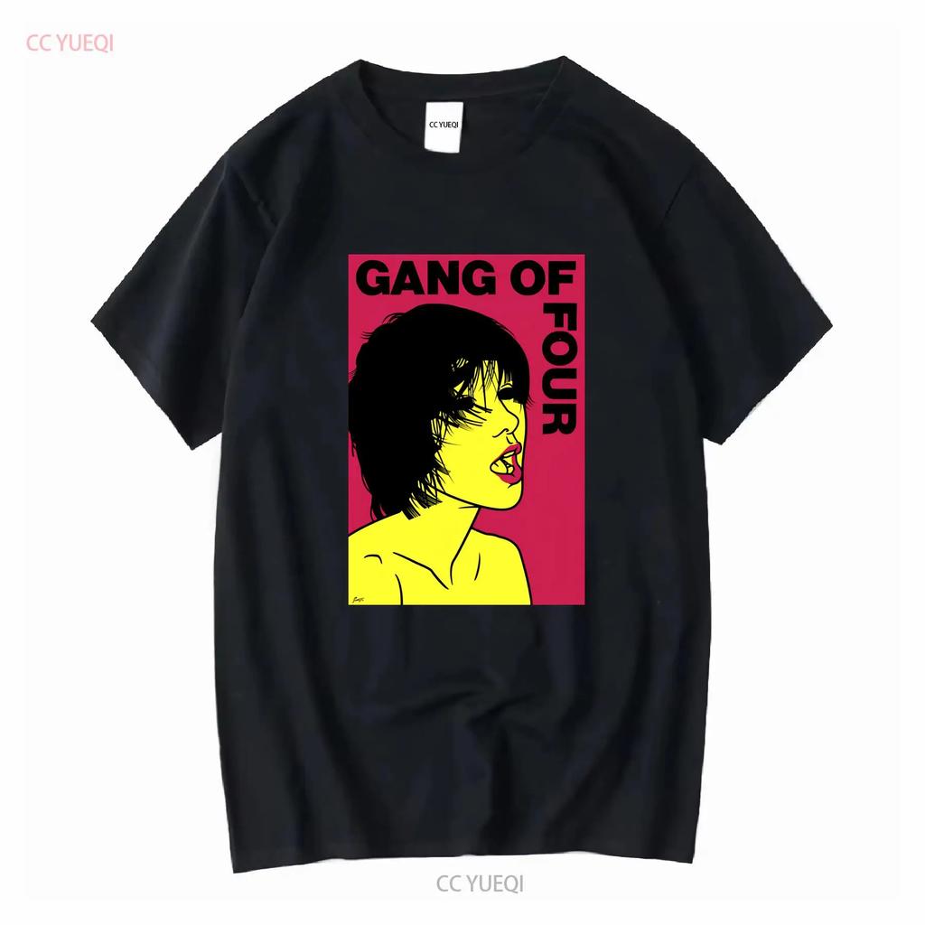 Gang Of Four Punk Rock T Shirt Unisex S 3xl Vintage Washed Versatile Homme Designer Clothes Stylish Breathable
