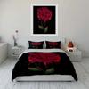 "Rose Art Decor Set" Soft Comfortable Duvet Cover Bedding Set Included 1*Duvet Cover & 2*Pillowcases gift