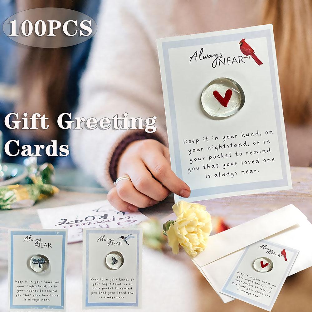 

Мини стеклянные кардиналы, бабочка сувенир маленький карманный обнимашка украшение милый подарок с сообщением открытка социальный подарок всегда рядом 1PC