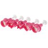 5Pcs Plastic Cookie Cutter Cake Mold Star Button Plum Heart Biscuit Sugarcraft