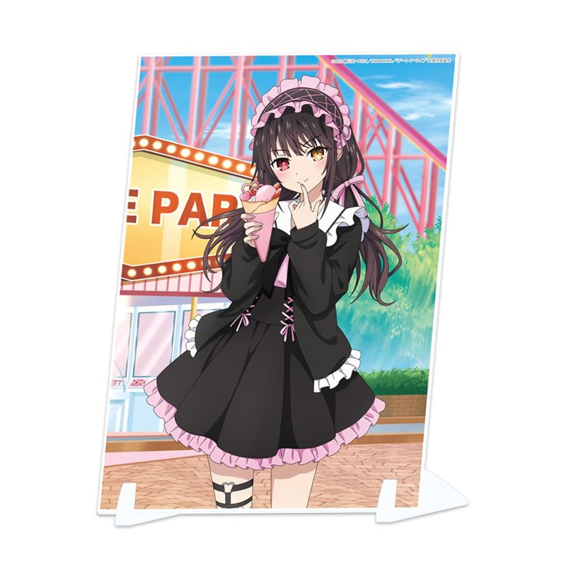

Date A Live V Новая нарисованная акриловая пластина с визуальным оформлением. Дата в парке развлечений Куруми Токисаки, версия.