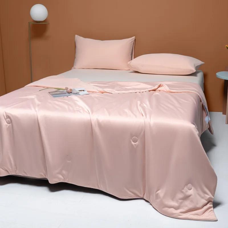 Summer Cooling Blanket Air Condition Quilt Smooth Breathable Lightweight Comforter Throw Blanket Office for Bed Double Side Cold
