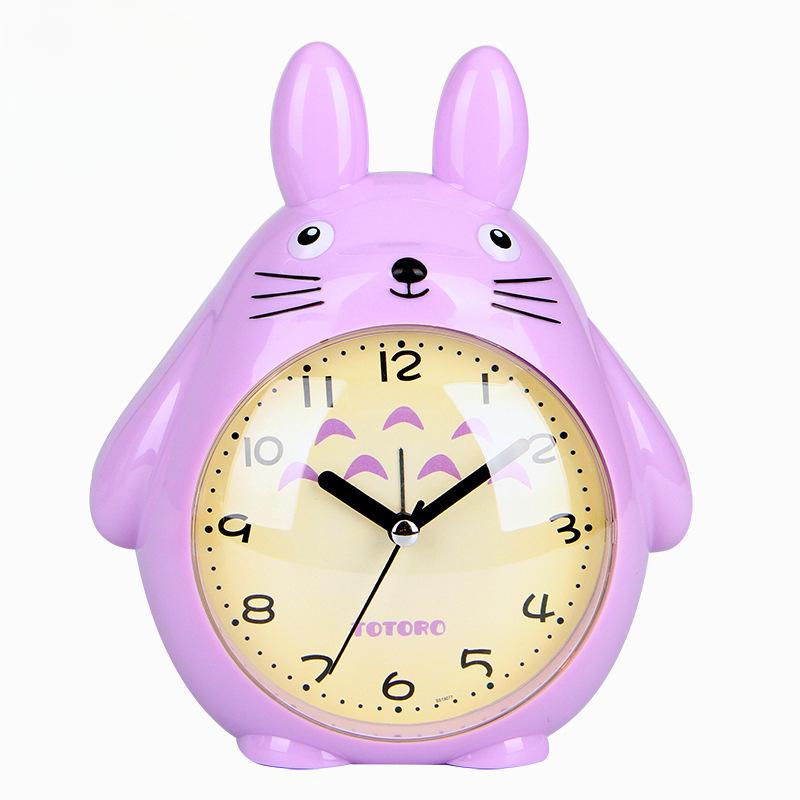 

Модные Милые Мультяшные Кошки Двойной Музыкальный Будильник Детский Студенческий Бесшумный Прикроватный Ночник Для Сна Часы