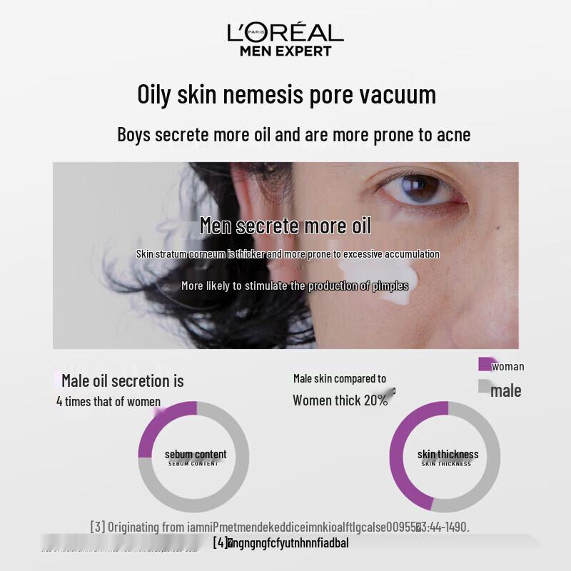 L'Oreal Men Expert Charcoal Blackhead Cleanser 100ml