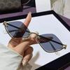 2025 Trendy Half-Frame Diamond Sunglasses - Elegant Metal Design for Men & Women