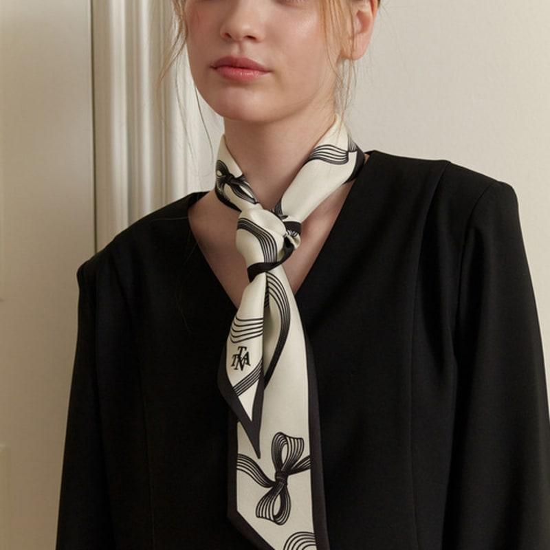 Tatiana Connect Ribbon Twilly Silk Scarf SF2903