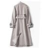 JINLUN Trench Coat with Perfect for Solid Perfect for Fall and Spring Women's Knee-Length Belt, Commuting, Color,