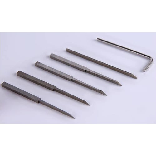 SAISAC 5-Blade Carving Chisel Set for Gundam Model Kits, Figures, Models, and Plastic Models (Red)