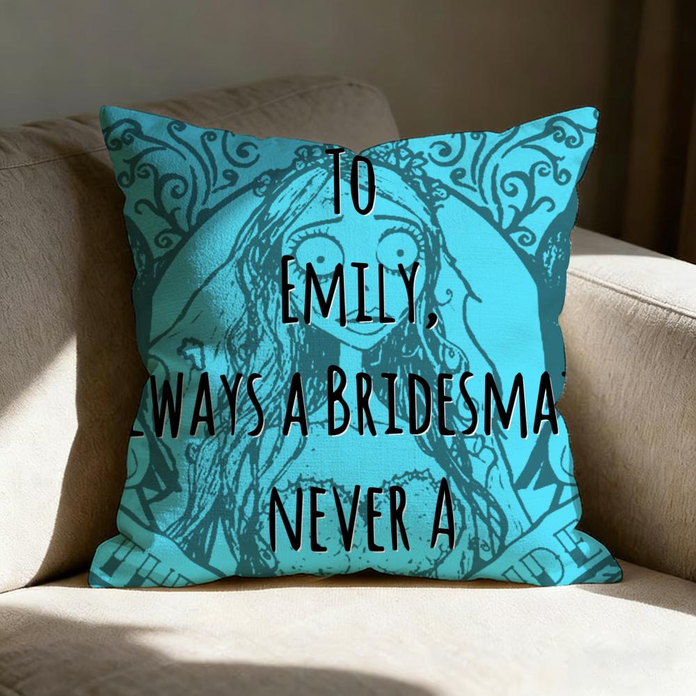 Ccorpse BBrides Moive Pillow Case Linen Pillow Covers Cover For Couch Living Room Bench Patio Floor Linen Home Decor