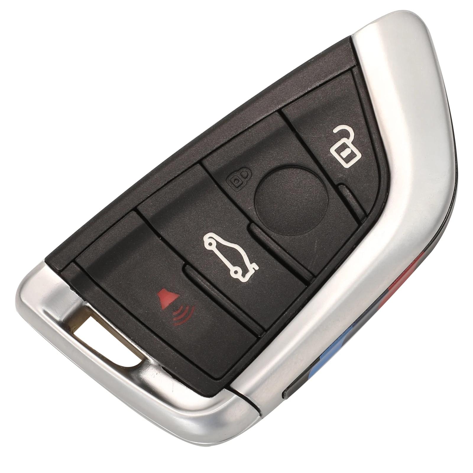 

LIXIANG 3/4 кнопки для BMW DBC 1 3 5 7 серии X1 X5 X6 X5M X6M F FEM CAS4 CAS4+ брелок смарт-карта корпус ключа вставка лезвие корпус брелока 1PCS