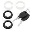1 Pair Lock Set With 2 Keys Set Fit for Universal Motorcycle Hard Saddlebag