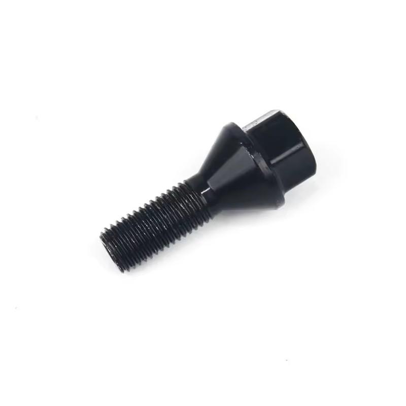 4 Stk. Radbolzen für BMW E90 E91 E92 E93 3 Stile Auto Universal Muttern Stehbolzen Schrauben M12 x 1.5 M14 x 1.5 M14 x 1.25 schwarz