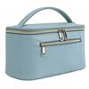 Toiletry Makeup Bag Large Capacity Water Proof PU Cosmetic Bag with Double Zips Independent Brush Compartments for